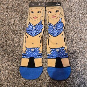 NWT WWE Odd Sox Crew Socks Size 6-13 Charlotte Flair